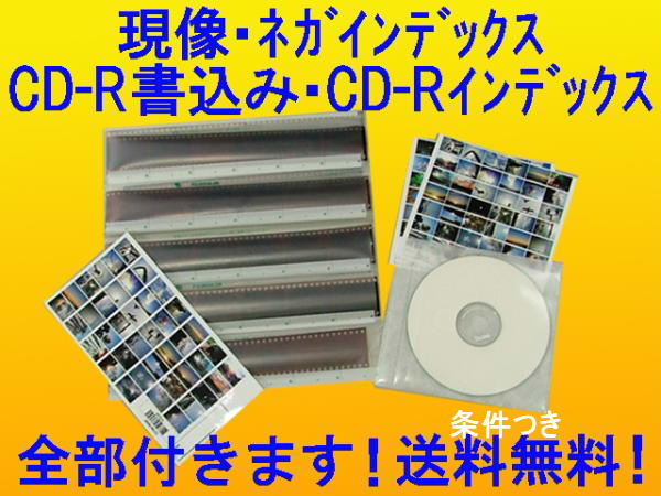 格安ネガフィルム現像 ハーフフィルム現像 Wインデックス ｃｄ書き込み 解像度4b